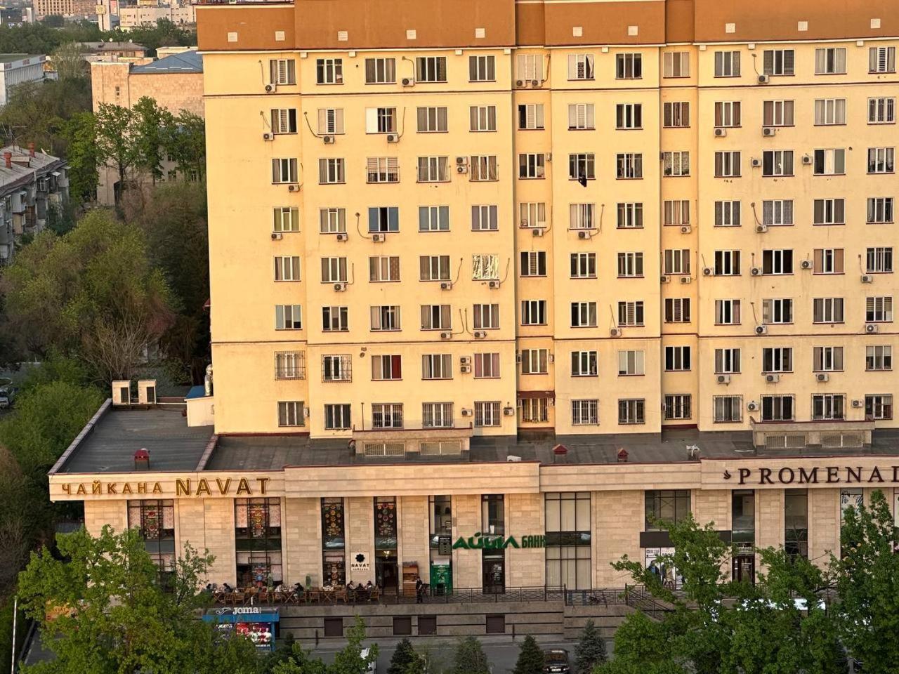 Apartment With City View On Sydykova St. 123 Bishkek Esterno foto